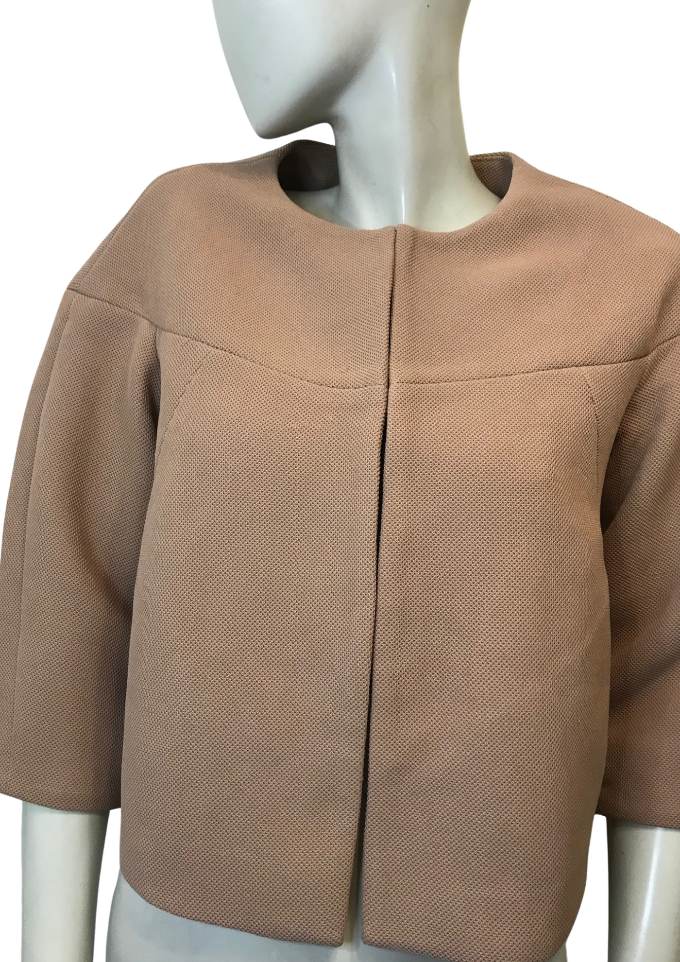 ✨ Veste Courte Beige Rosé – Taille 36 👗🌸