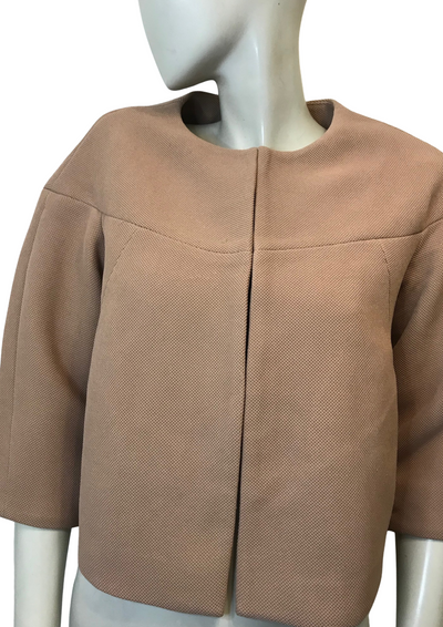 ✨ Veste Courte Beige Rosé – Taille 36 👗🌸