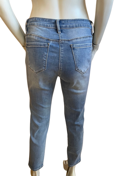 🌟 Jean bleu brodé Taille 38 🌟