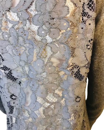 Pull avec dos en dentelle Taille 38