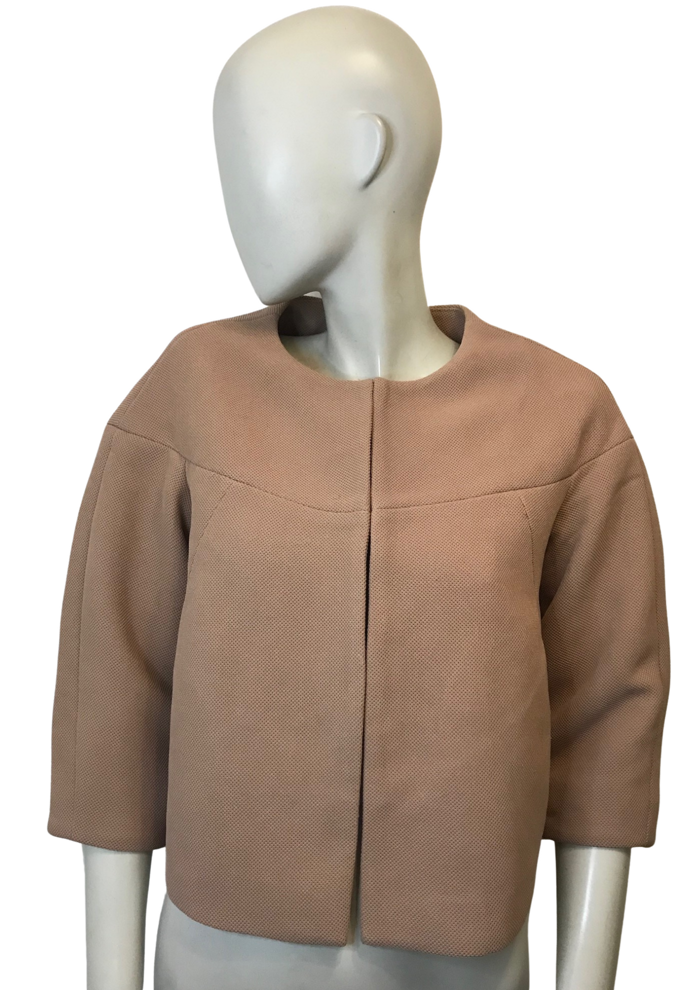 ✨ Veste Courte Beige Rosé – Taille 36 👗🌸