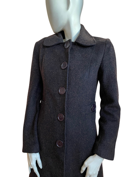 🧥 Manteau en laine &mohair Taille 38 ✨