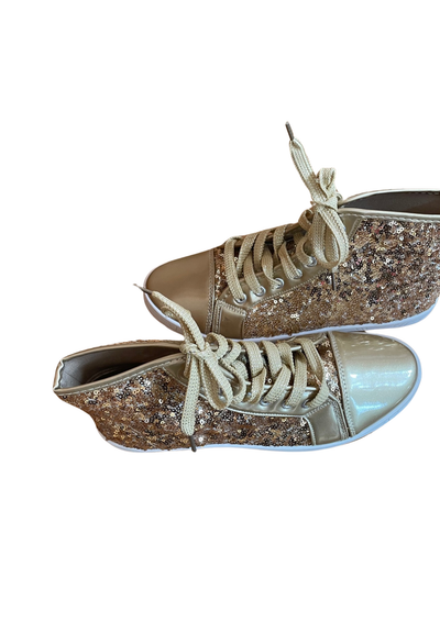 🌟 Baskets dorées à paillettes Pointure 40 🌟