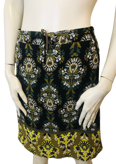Jupe droite imprimé baroque – Taille 36 ✨