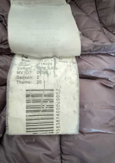 🧥 Doudoune légère lilas  – Taille 40 💜✨