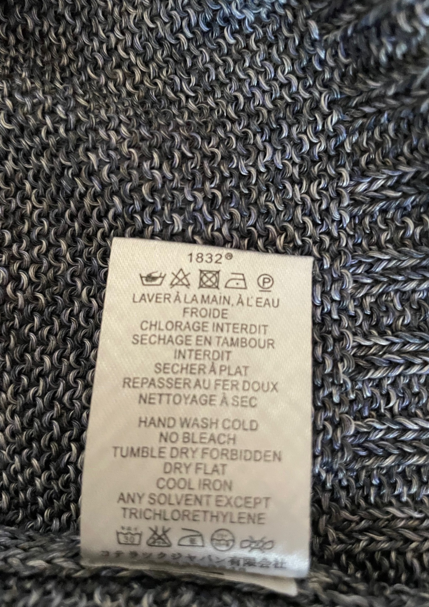 🌟 Pull en lin gris Taille 42 🌟