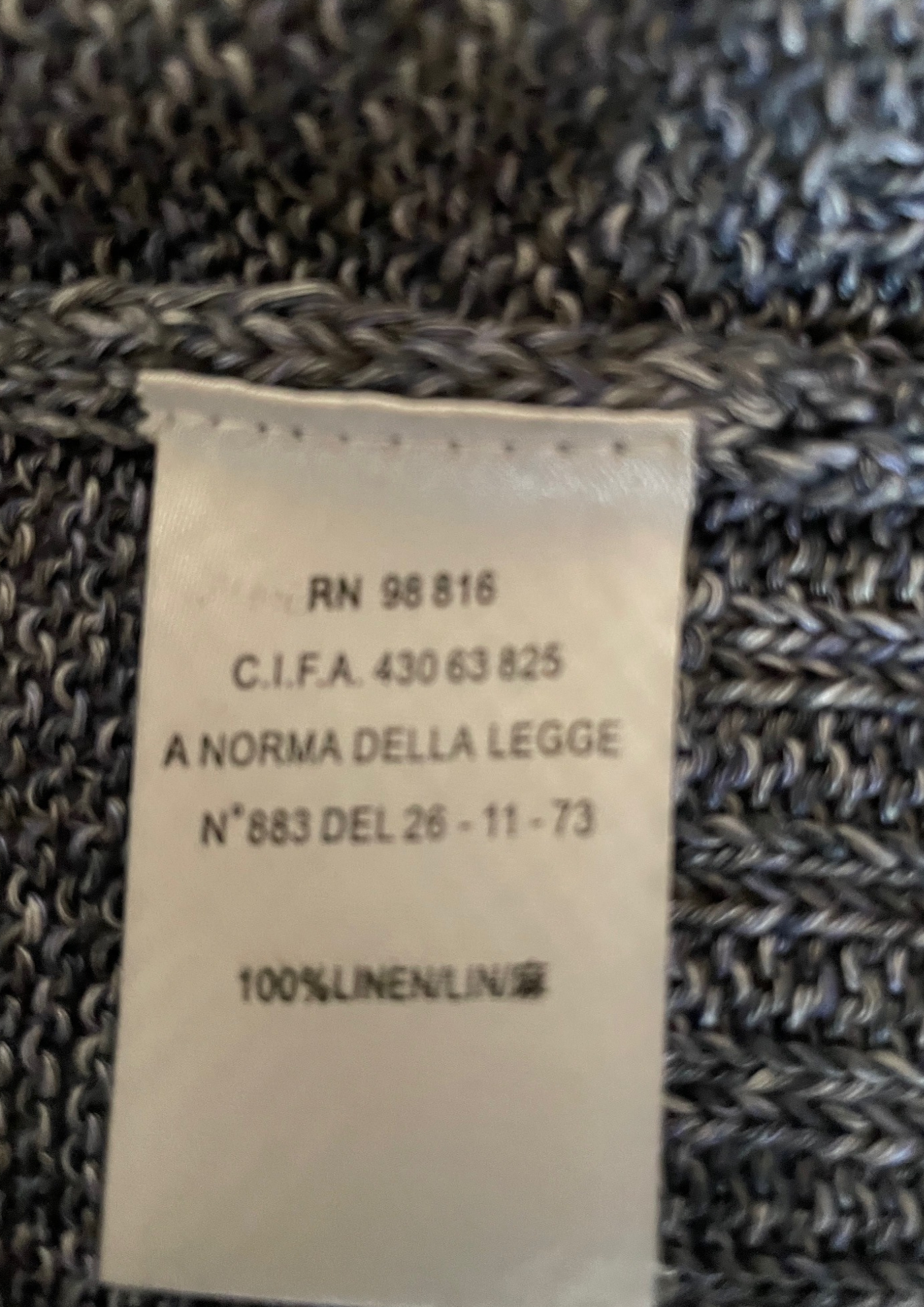 🌟 Pull en lin gris Taille 42 🌟