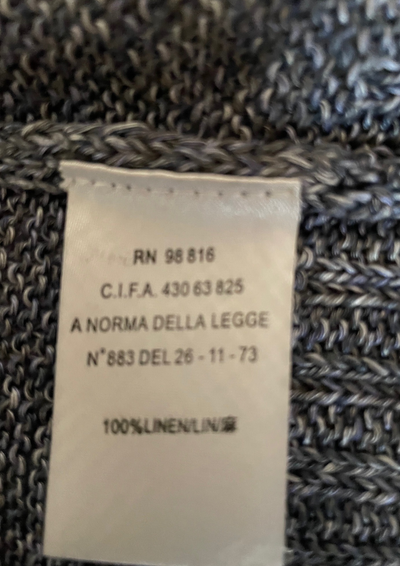🌟 Pull en lin gris Taille 42 🌟