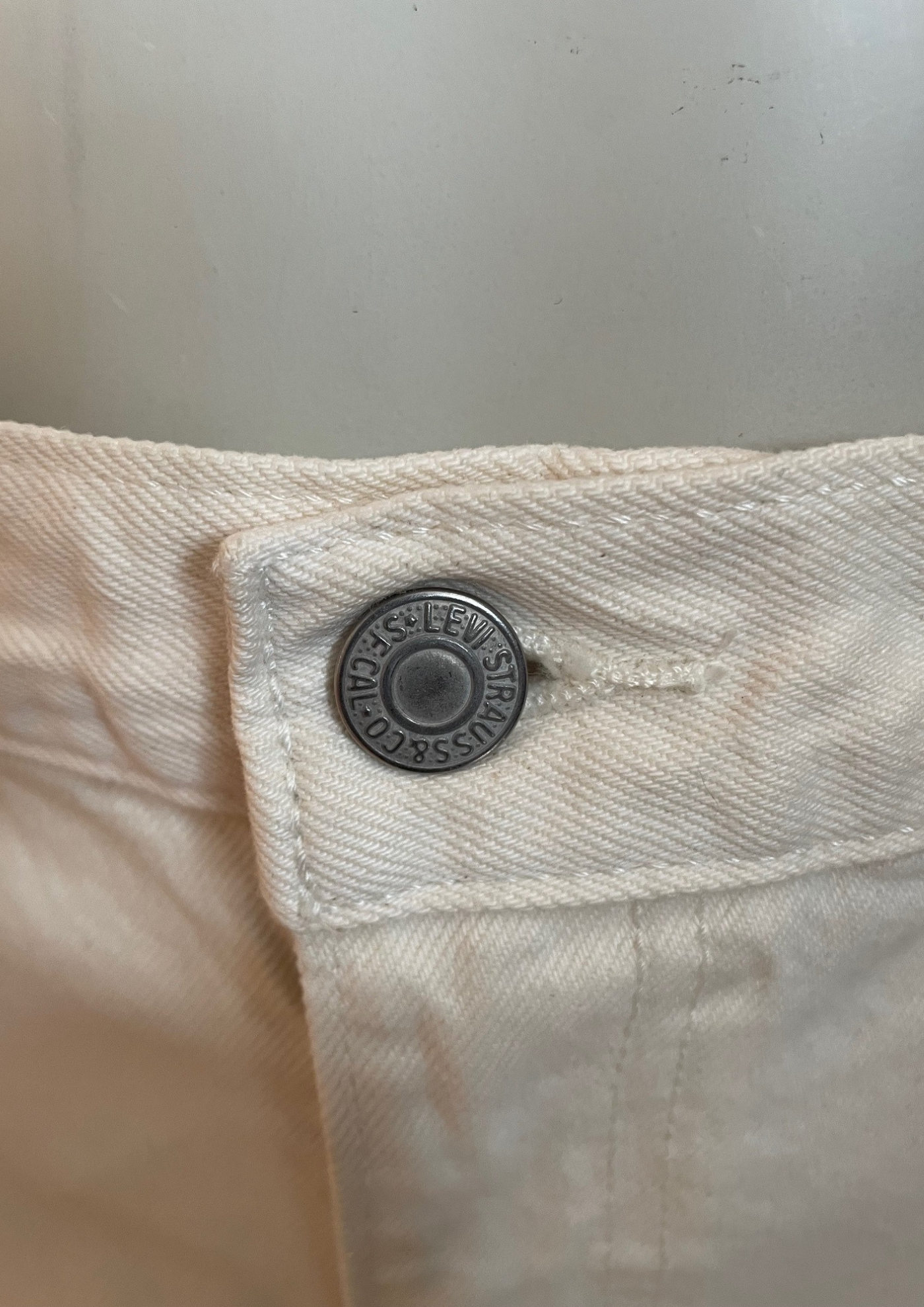 🌟 Jean blanc 70s High Slim Straight Taille 42🌟