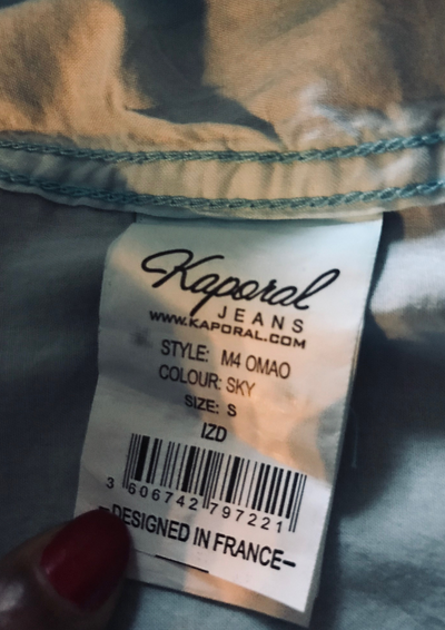 Chemise bleu clair Taille S