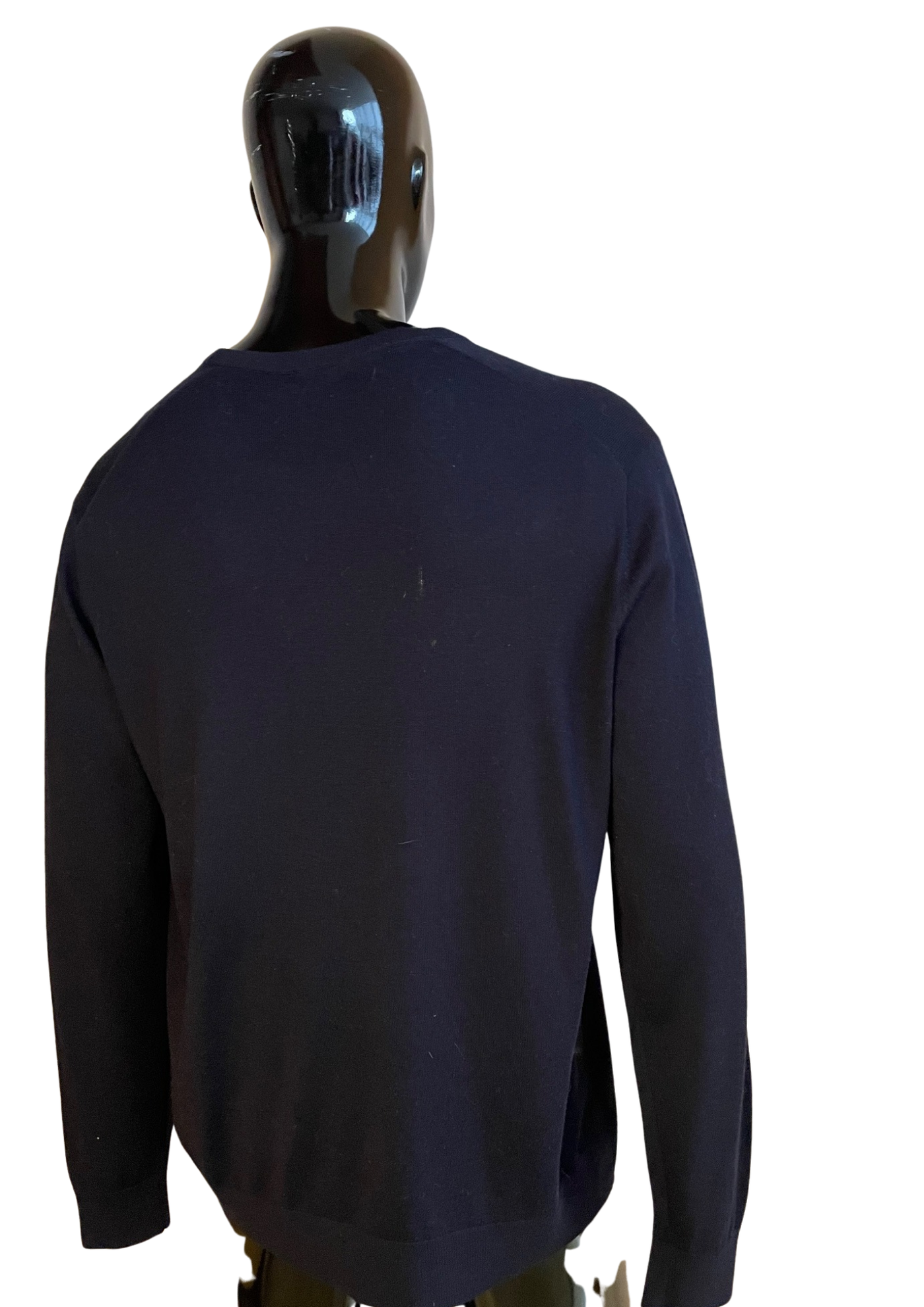 💙 Pull bleu marine en laine – Taille XL  🇯🇵✨
