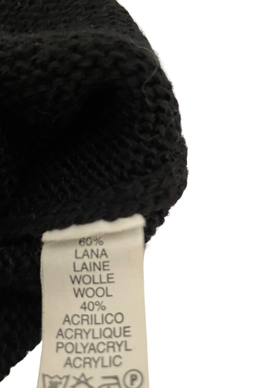 🖤 Pull ajouré col roulé – Taille 44 ✨🧶