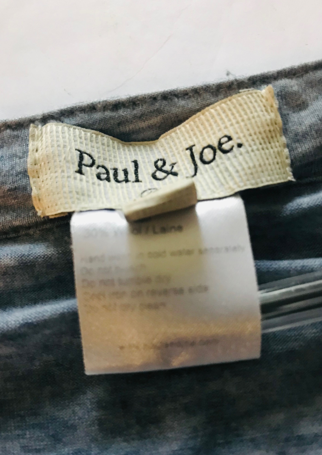 T-shirt Paul&Joe Taille L - Noir 100% Coton | Occasion Très Bon État