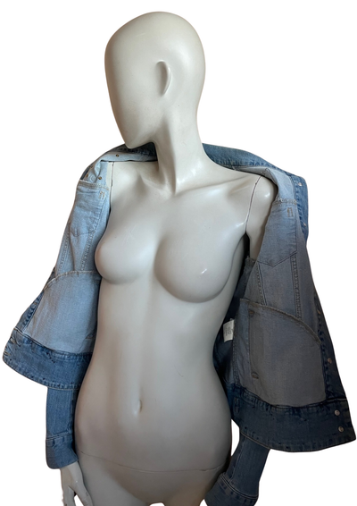 🧥 Veste en jean décorée Taille 38🧥