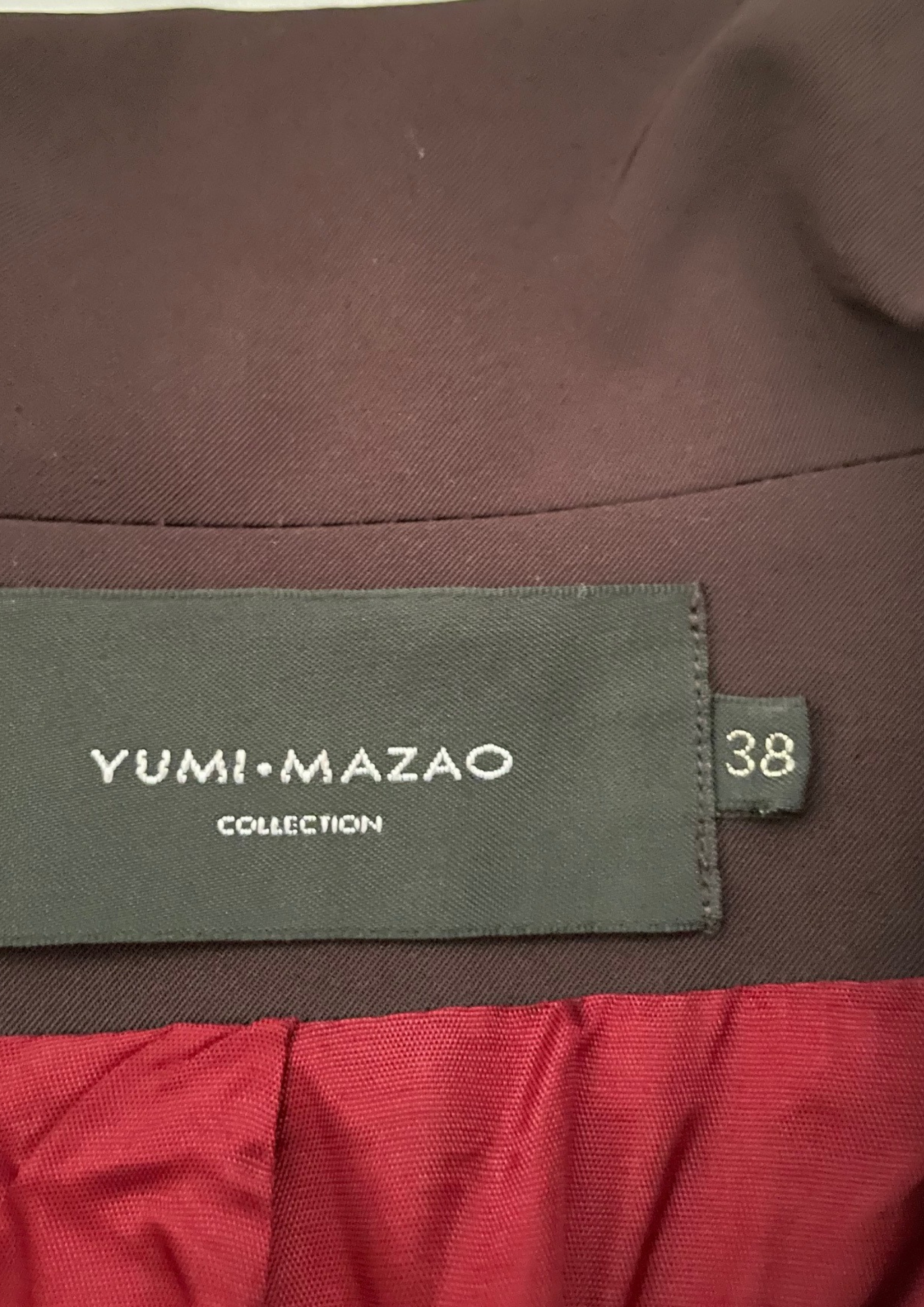 ✨ Veste Blazer Bordeaux Taille 38 ✨