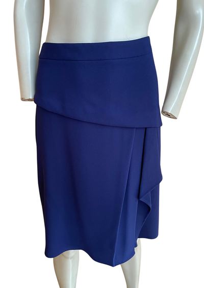 💙 Jupe bleu nuit – Élégance intemporelle Taille 46
