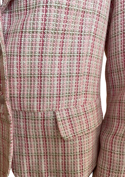 🧥 Élégante veste à carreaux Taille 40 🧥