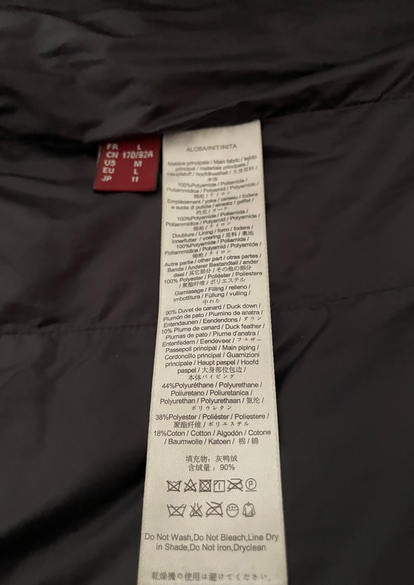🖤 Doudoune Légère en duvet – Taille 40