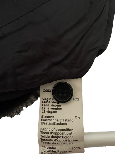 Veste Laine Vierge à Rayures – Élégance Française Taille 40 🇫🇷✨