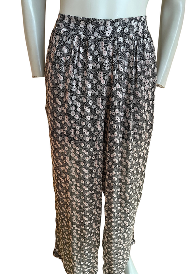 🌺 Pantalon fluide fleuri Taille 38 🌿