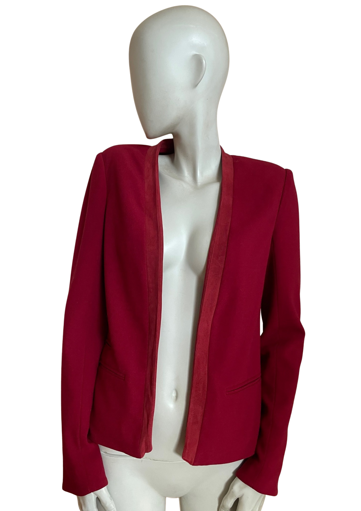 🧥 Veste rouge chic Taille 38 🧥