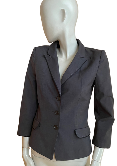 🖤 Veste tailleur grise – Élégance intemporelle Taille 36  👩💼