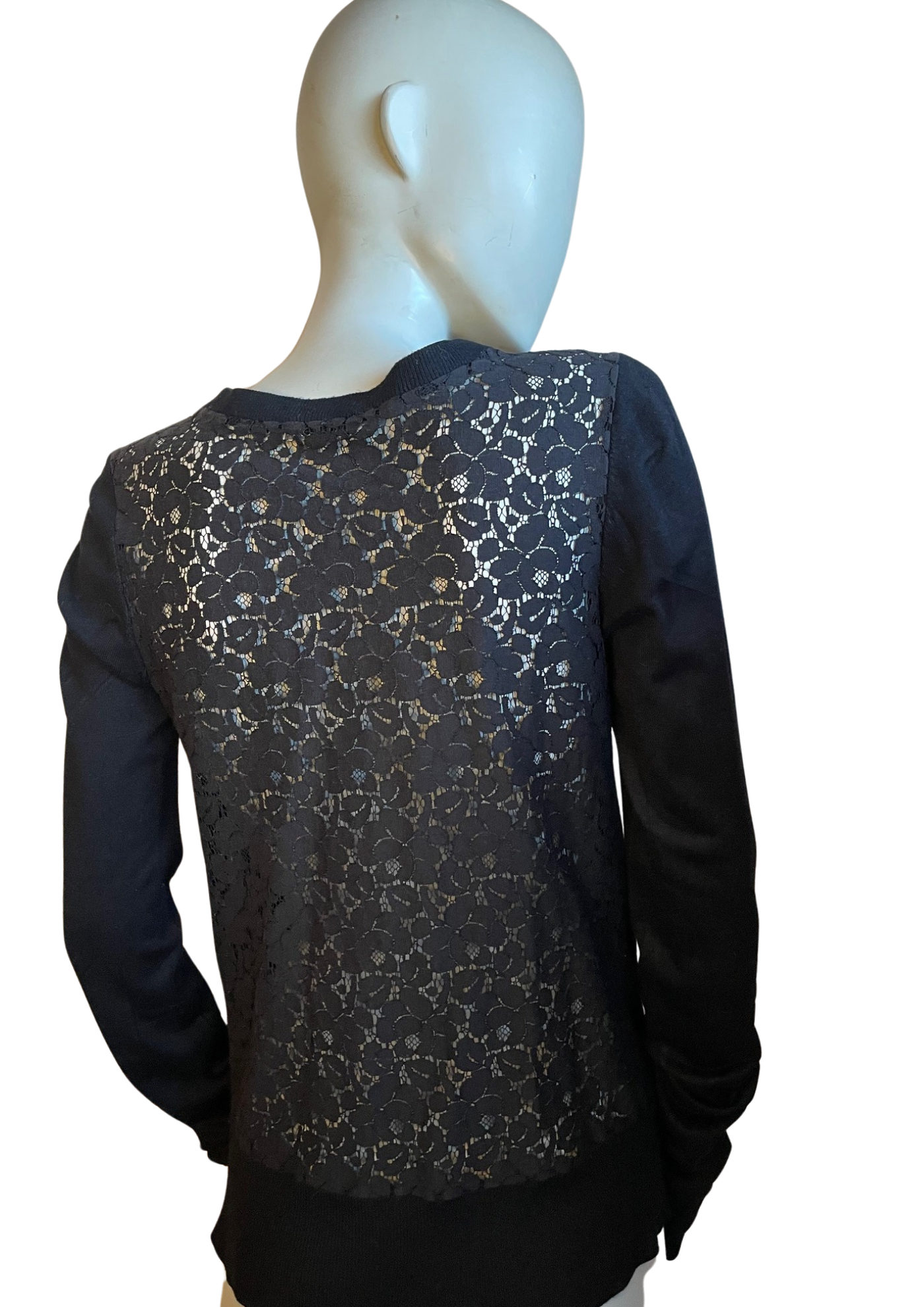 🖤 Élégant cardigan noir en dentelle Taille 36 🖤