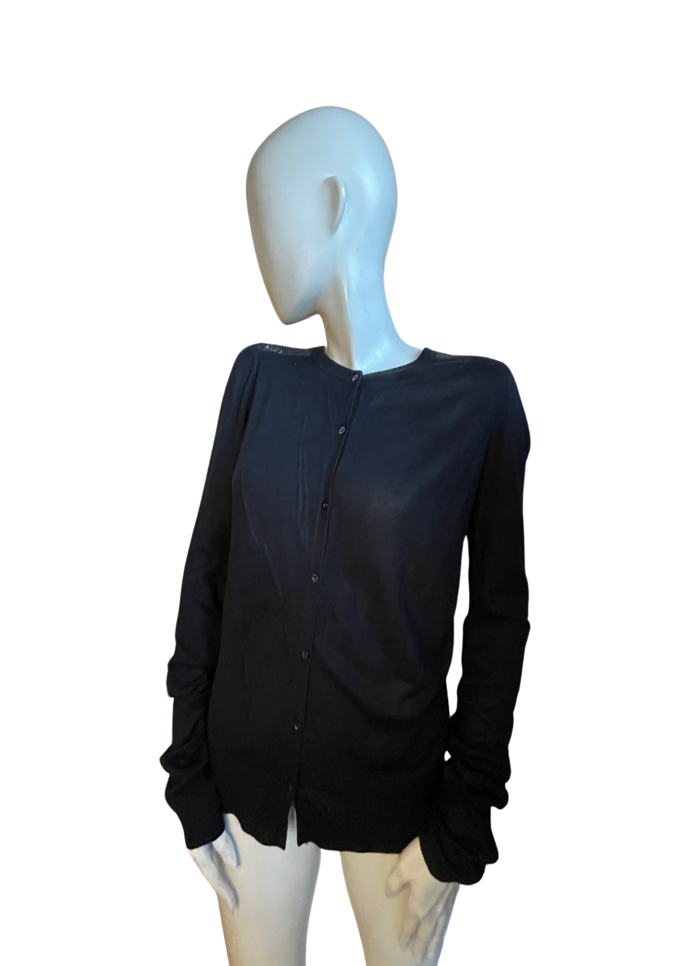 🖤 Élégant cardigan noir en dentelle Taille 36 🖤