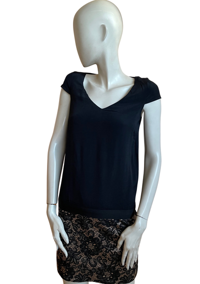 ✨ Robe noire dentelle & chic Taille 34 🌸🖤