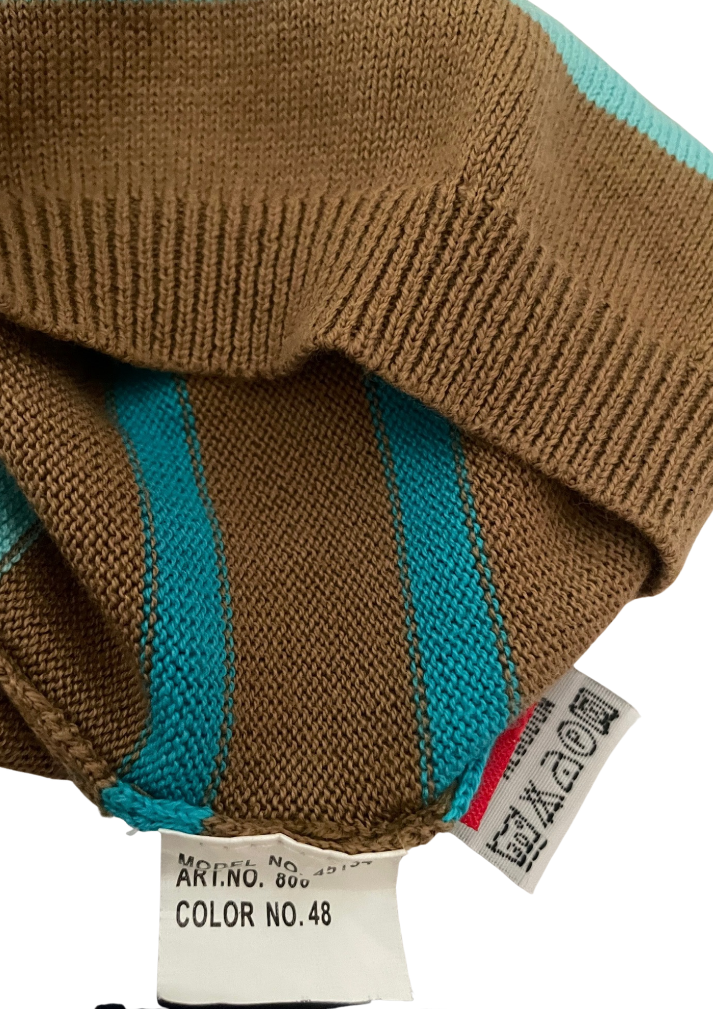 🧡 Pull rayé 100% coton, Taille 38 🩵