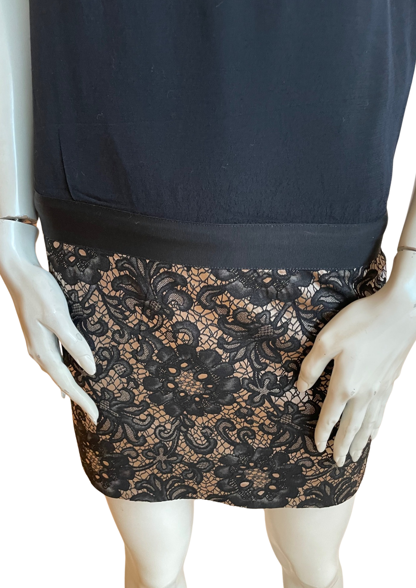 ✨ Robe noire dentelle & chic Taille 34 🌸🖤