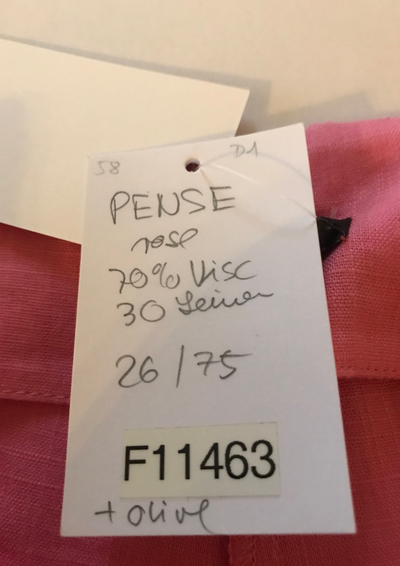 Pantalon en lin mélangé Taille 36