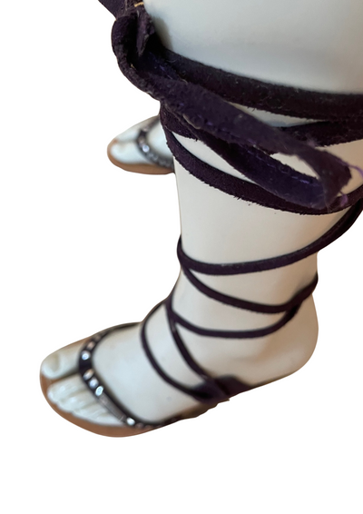 👡 Sandales spartiates violettes – Pointure 36 👡
