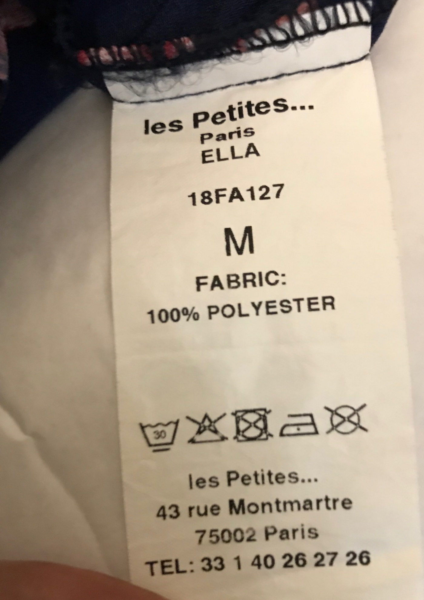 Robe à motifs feuilles Taille 38