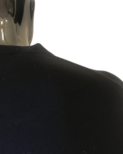 🖤 Gilet noir en laine mérinos Taille XL