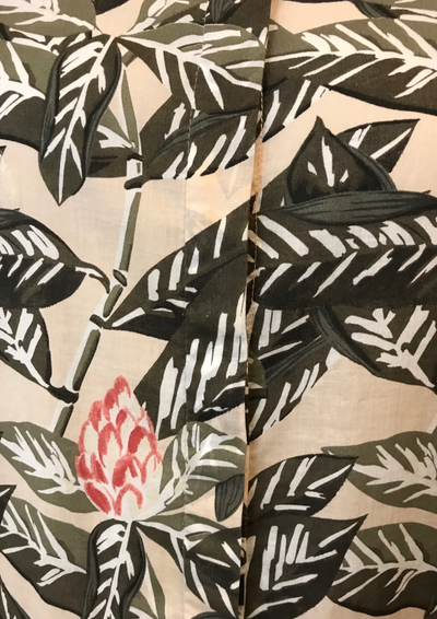Chemise à imprimé feuillage – Taille 40 🌿