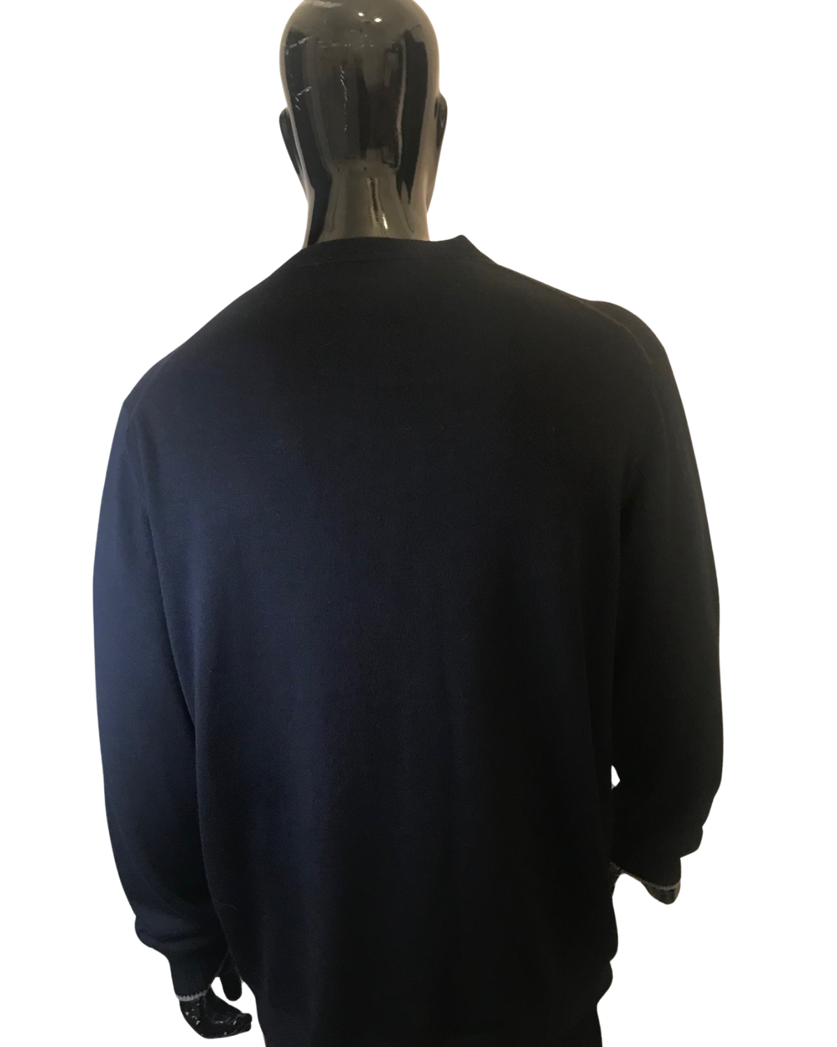 🖤 Gilet noir en laine mérinos Taille XL