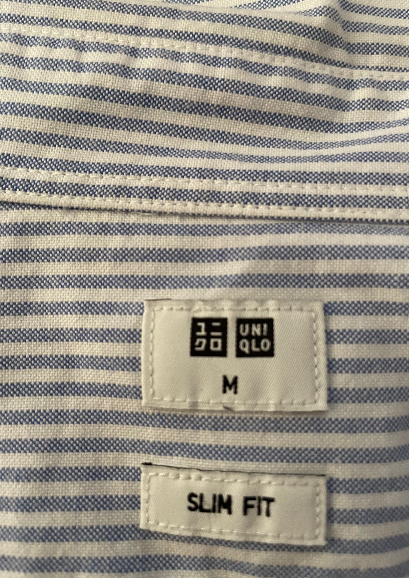 🌀 Chemise Slim Fit Rayée Taille M 🌀