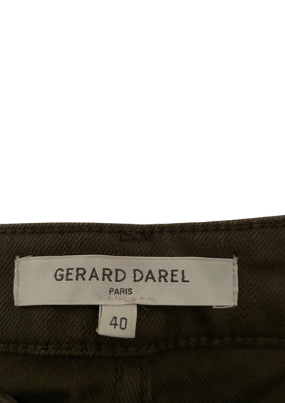 Pantalon Kaki Chic 🌿 – Confort Parisien Taille 40 🇫🇷✨