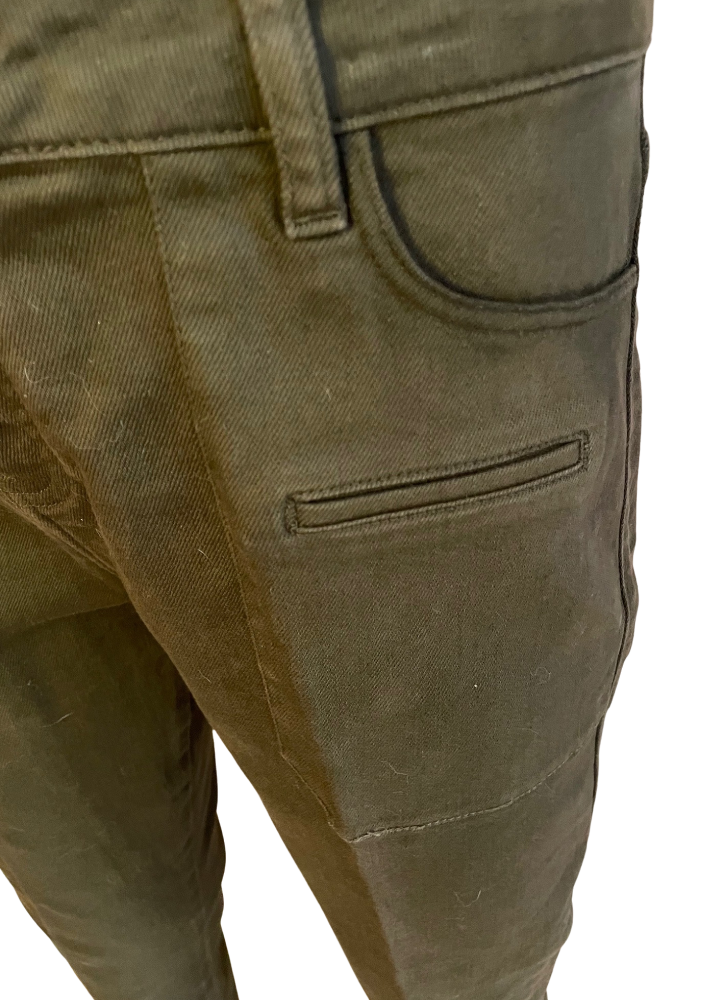 Pantalon Kaki Chic 🌿 – Confort Parisien Taille 40 🇫🇷✨