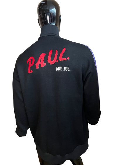🎉 Veste noire  avec bandes arc-en-ciel Taille L 🎉