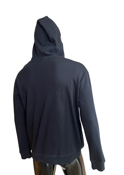 🖤 Sweat à capuche Noir logo contrasté Taille M 🖤