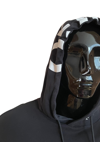 🖤 Sweat à capuche Noir logo contrasté Taille M 🖤