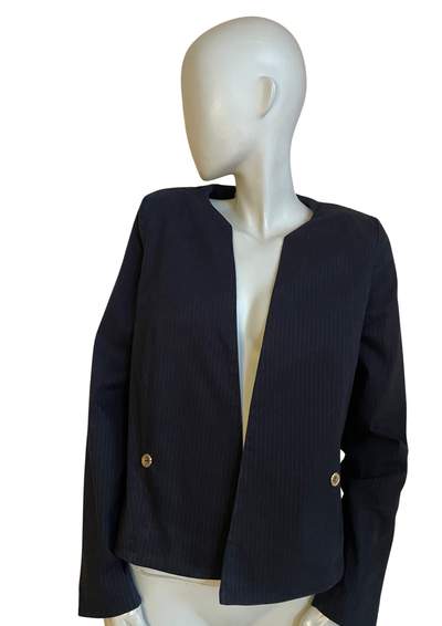 🖤 Veste noire rayée élégante Taille 40