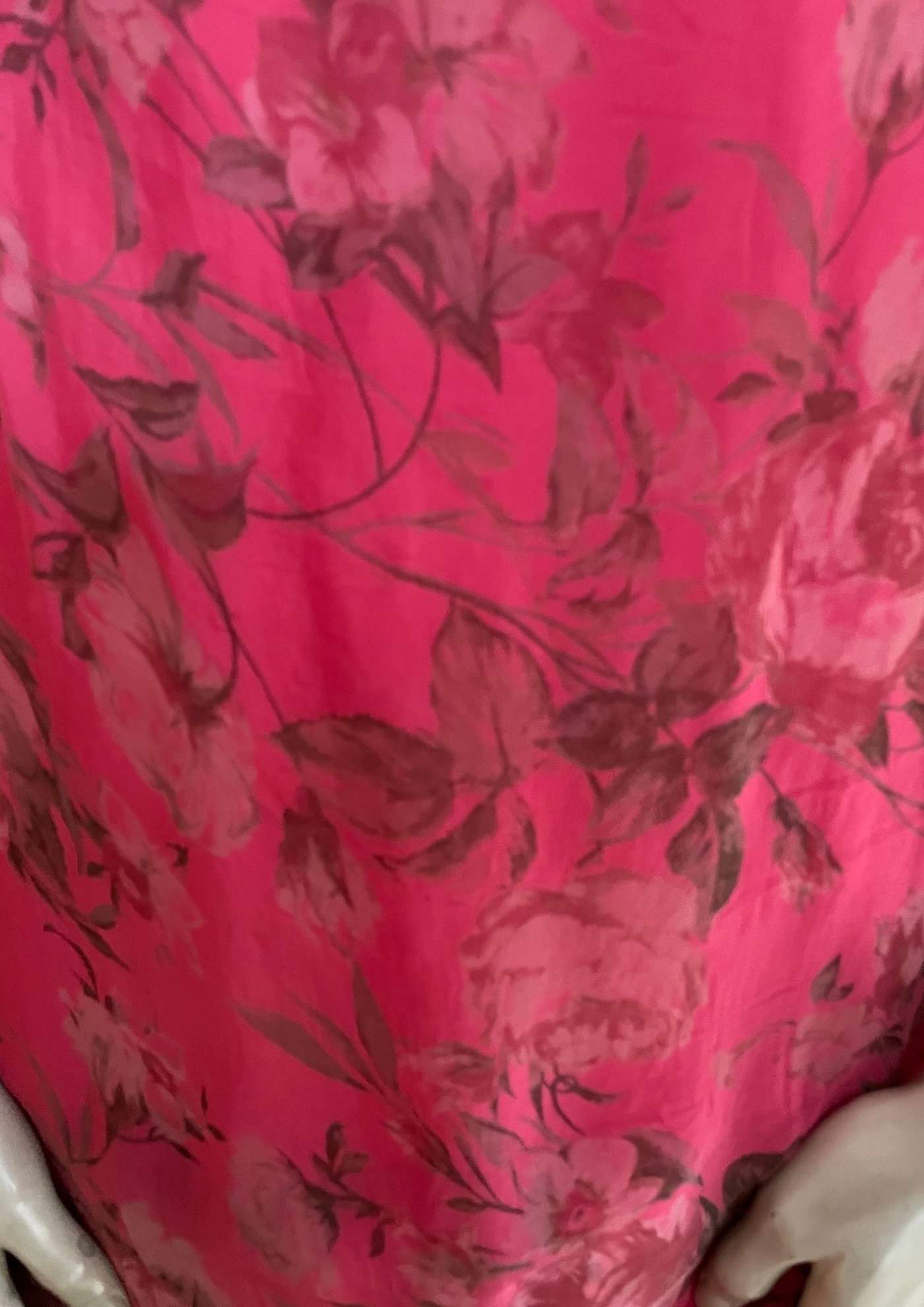 🌺 Robe florale en soie Taille 44  🌺