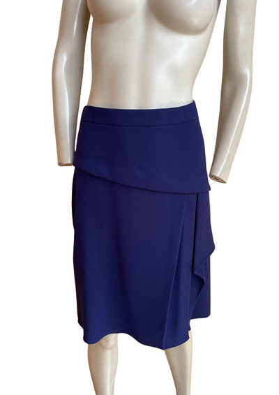 💙 Jupe bleu nuit – Élégance intemporelle Taille 46