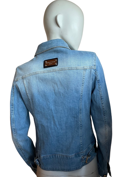 🧥 Veste en jean décorée Taille 38🧥
