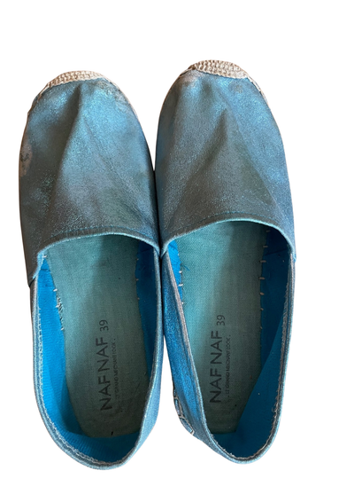 🌟 Espadrilles bleues brillantes Pointure 39 🌟