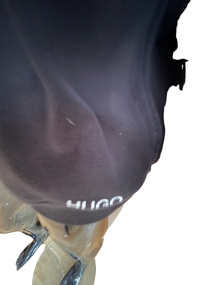 🖤 Sweat à capuche Noir logo contrasté Taille M 🖤