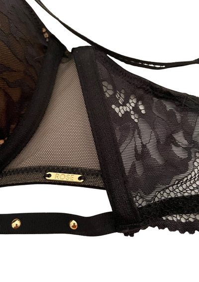 🌹 Soutien-gorge push-up noir – 90D (Neuf) 🖤✨